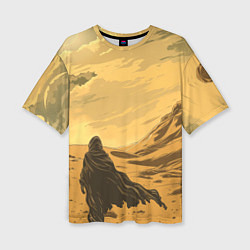 Футболка оверсайз женская Dune - The Traveler, цвет: 3D-принт