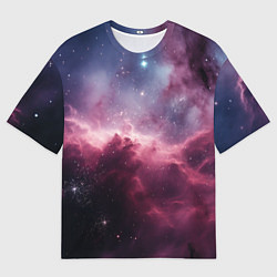 Футболка оверсайз женская Абстрактный космос фантастика, цвет: 3D-принт