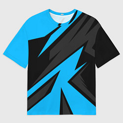 Женская футболка оверсайз Geometry racing