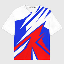 Женская футболка оверсайз Geometry Russia