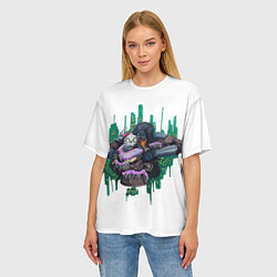 Футболка оверсайз женская Кёниг и Гоуст, цвет: 3D-принт — фото 2