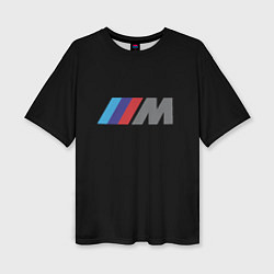 Женская футболка оверсайз BMW sport logo