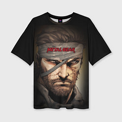 Футболка оверсайз женская Metal gear Venom Snake, цвет: 3D-принт