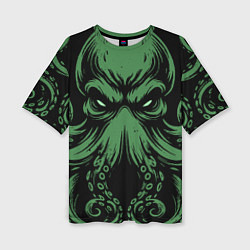 Женская футболка оверсайз Ктулху иллюстрация