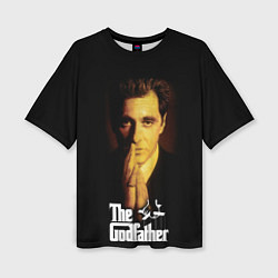 Женская футболка оверсайз The Godfather - Michael Corleone