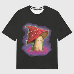 Футболка оверсайз женская День Мухомора, цвет: 3D-принт