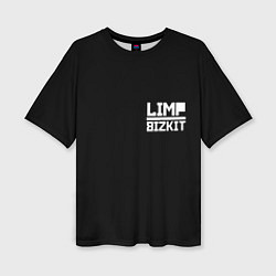 Футболка оверсайз женская Lim Bizkit logo, цвет: 3D-принт