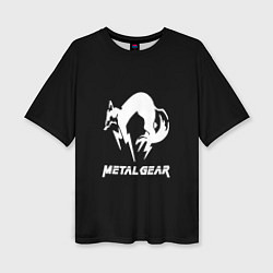 Футболка оверсайз женская Metal gear logo, цвет: 3D-принт