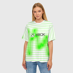 Футболка оверсайз женская Xbox game console, цвет: 3D-принт — фото 2
