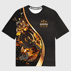 Женская футболка оверсайз Золотой мастер