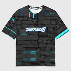 Женская футболка оверсайз Tekken namco game