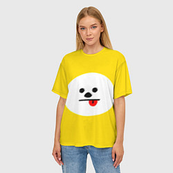 Футболка оверсайз женская BT21 - Chimmy, цвет: 3D-принт — фото 2