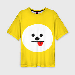 Женская футболка оверсайз BT21 - Chimmy