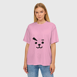 Футболка оверсайз женская BT21 Cooky, цвет: 3D-принт — фото 2