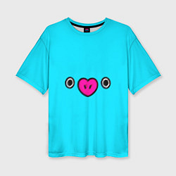 Футболка оверсайз женская BT21-Mang, цвет: 3D-принт