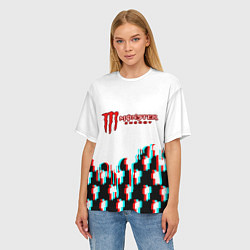 Футболка оверсайз женская Billie Eilish x Monster energy, цвет: 3D-принт — фото 2