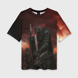 Футболка оверсайз женская Берсерк на поле брани, цвет: 3D-принт