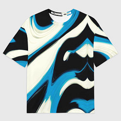 Женская футболка оверсайз Современное искусство абстракции