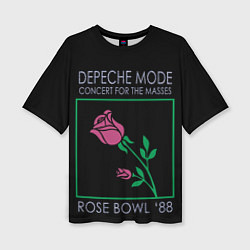 Футболка оверсайз женская Depeche Mode - Rose Bowl, цвет: 3D-принт