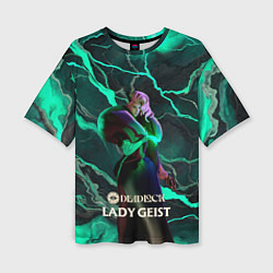 Футболка оверсайз женская Lady Geist Deadlock, цвет: 3D-принт