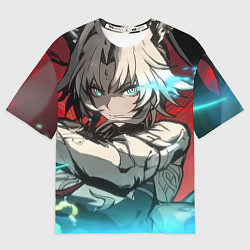 Футболка оверсайз женская Honkai Star Rail Feixiao, цвет: 3D-принт