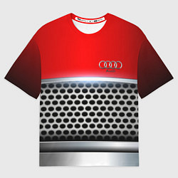 Женская футболка оверсайз AUDI metal collection game