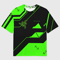 Футболка оверсайз женская Razer geometry game, цвет: 3D-принт