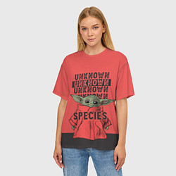 Футболка оверсайз женская Грогу, цвет: 3D-принт — фото 2