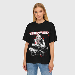 Футболка оверсайз женская Terrifier clown Art, цвет: 3D-принт — фото 2