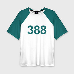 Футболка оверсайз женская Игра в кальмара 388, цвет: 3D-принт