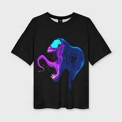 Футболка оверсайз женская Venom head, цвет: 3D-принт