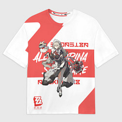 Женская футболка оверсайз Александрина Себастиан - ZZZ