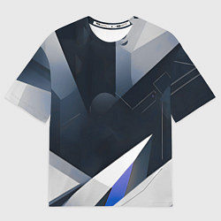 Футболка оверсайз женская Абстракция город следующего века, цвет: 3D-принт