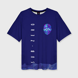 Футболка оверсайз женская Mortal Kombat - Саб-Зиро, цвет: 3D-принт