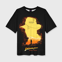 Женская футболка оверсайз Indiana Jones and the Great Circle