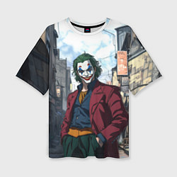 Футболка оверсайз женская Аниме Джокер, цвет: 3D-принт