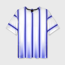 Футболка оверсайз женская Striped suit, цвет: 3D-принт