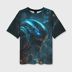 Футболка оверсайз женская Alien space, цвет: 3D-принт