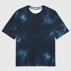 Футболка оверсайз женская The color is blue, цвет: 3D-принт