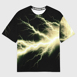 Женская футболка оверсайз Lightning yellow