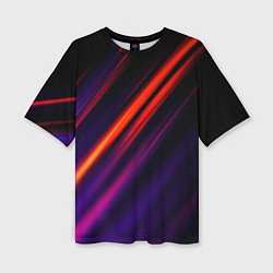 Футболка оверсайз женская Multicolored, цвет: 3D-принт
