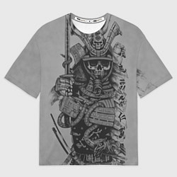 Футболка оверсайз женская Мертвый самурай призрак, цвет: 3D-принт