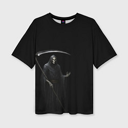 Футболка оверсайз женская Memento mortis, цвет: 3D-принт