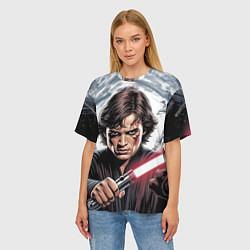 Футболка оверсайз женская Энакин Скайуокер Anakin Skywalker, цвет: 3D-принт — фото 2