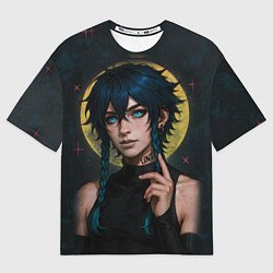 Футболка оверсайз женская Венти реализм, цвет: 3D-принт