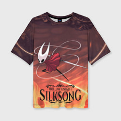 Футболка оверсайз женская Герой Hollow knight silksong, цвет: 3D-принт