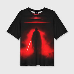Футболка оверсайз женская Вейдер во тьме звёздные войны, цвет: 3D-принт