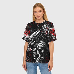 Футболка оверсайз женская Хищник 1987, цвет: 3D-принт — фото 2