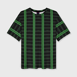 Футболка оверсайз женская Color black cage, цвет: 3D-принт