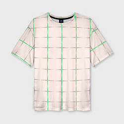 Женская футболка оверсайз Color white stripes